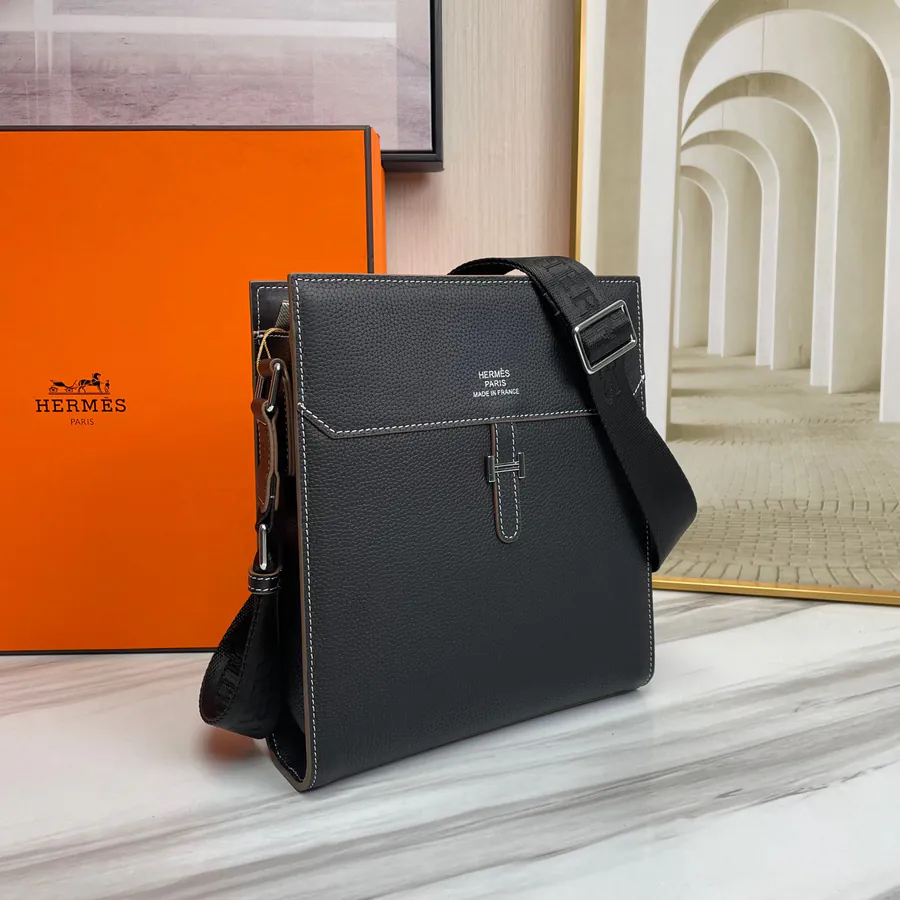 Black Premium Original Emma Italian Top Grain Calfskin Handbag
