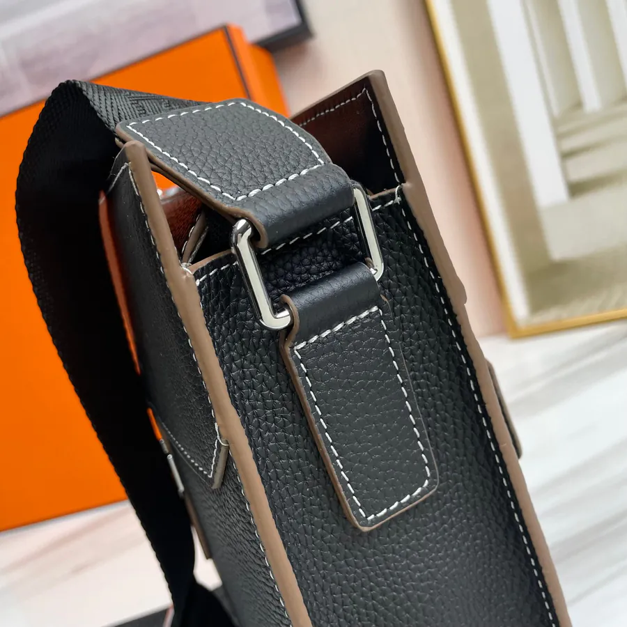 Black Premium Original Emma Italian Top Grain Calfskin Handbag