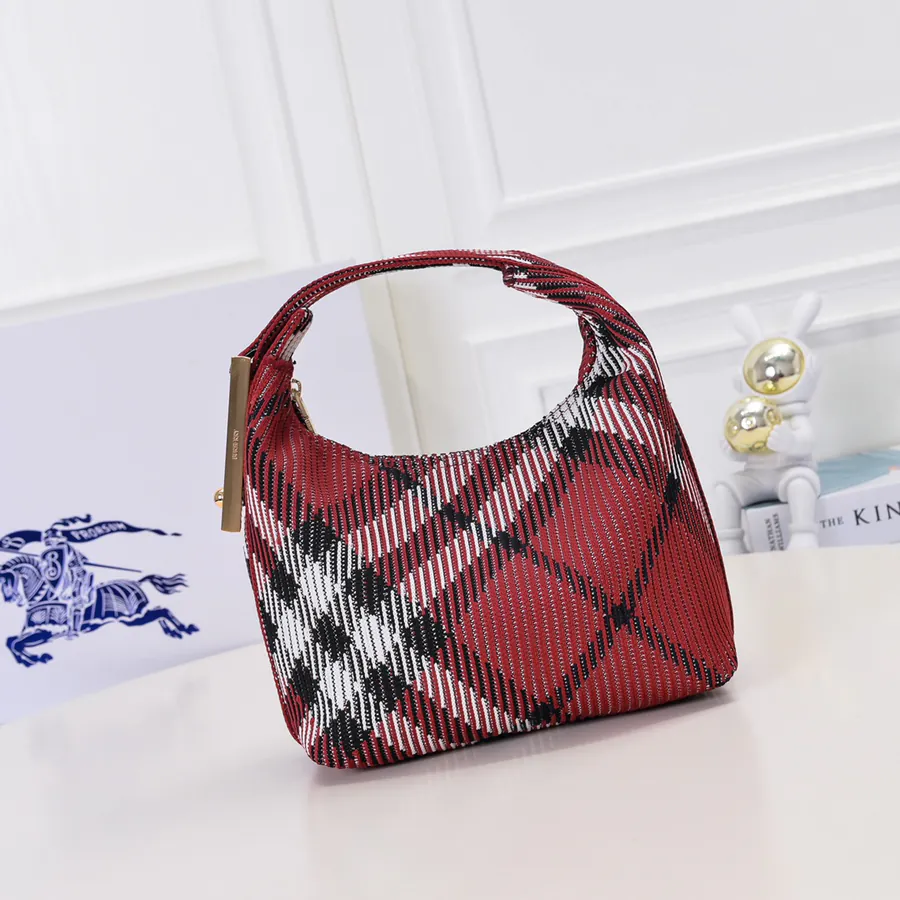 Burberry Soft Structured Clutch Bag