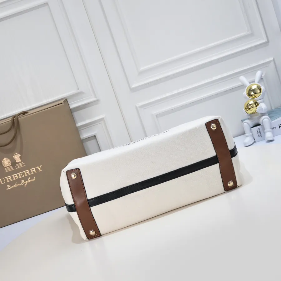 B House The Belt Shopping Bag with Canvas and Leather