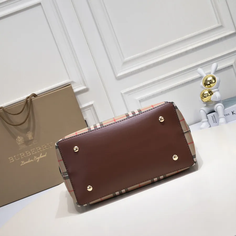 B Brand Upgraded Tote Bag with Three Buckle Details The Belt