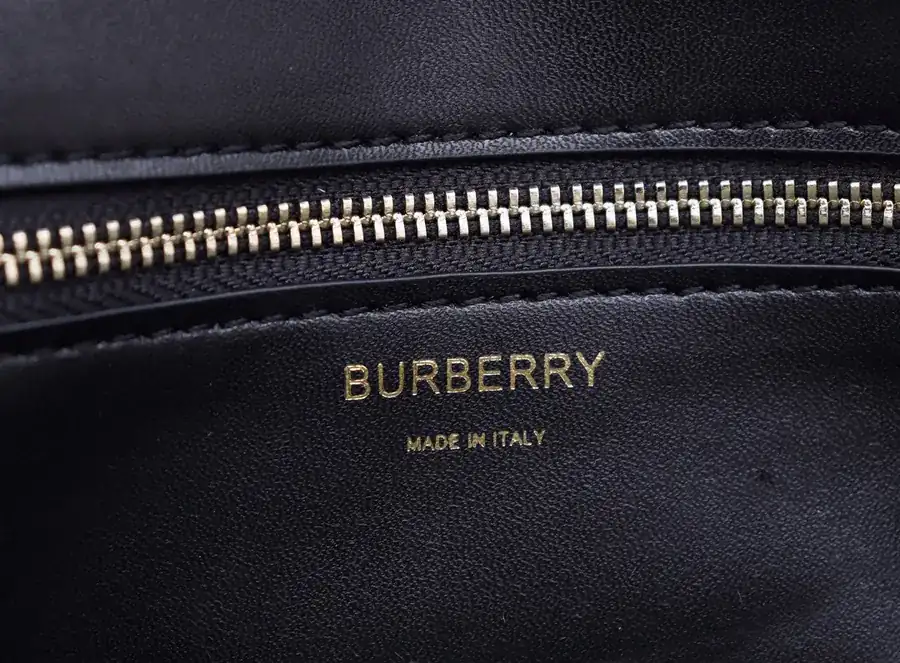 TB Exclusive Leather Strap Crossbody Bag with Lock Closure
