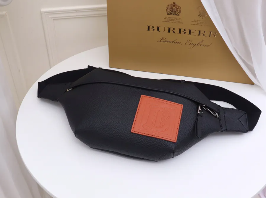 B Brand Upgraded Waist Bag with Brand Logo Embossing