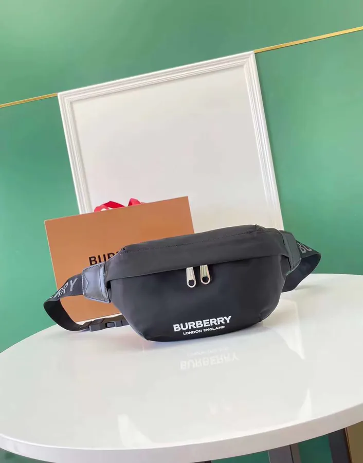 Upgraded Waist Bag with Brand Logo Print