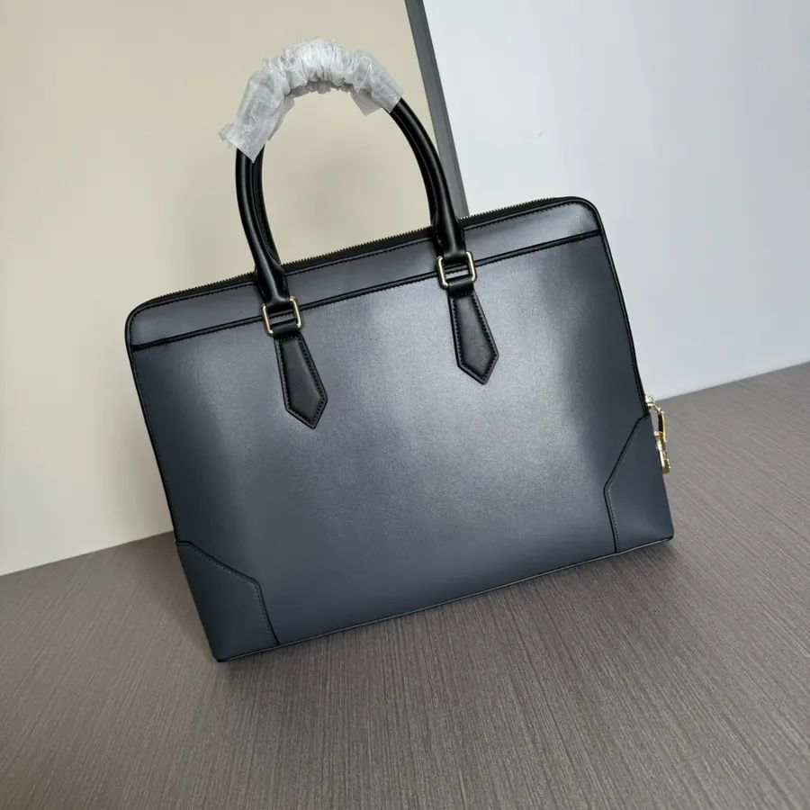 LV Premium Top Grain Calfskin Briefcase 2023 Latest Trendy Design