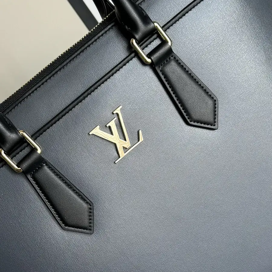 LV Premium Top Grain Calfskin Briefcase 2023 Latest Trendy Design