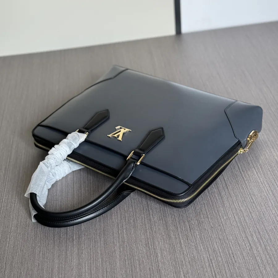 LV Premium Top Grain Calfskin Briefcase 2023 Latest Trendy Design