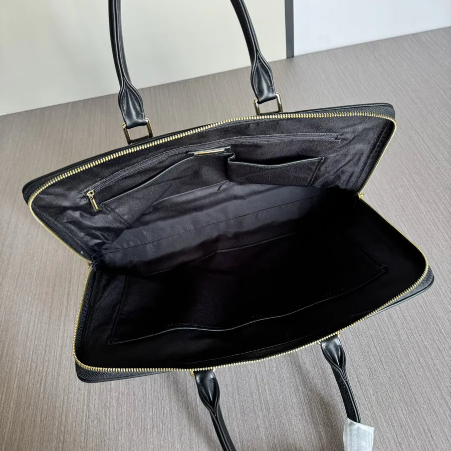 LV Premium Top Grain Calfskin Briefcase 2023 Latest Trendy Design