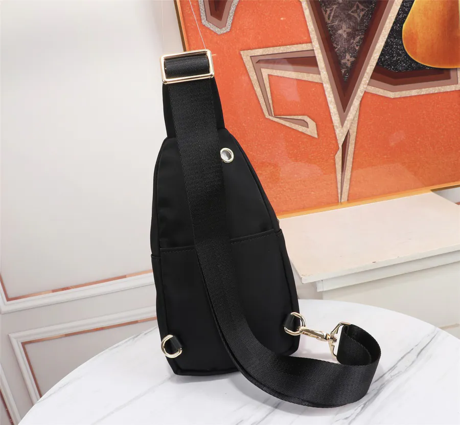 Versace Raincoat Nylon Bucket Bag with Single Zip