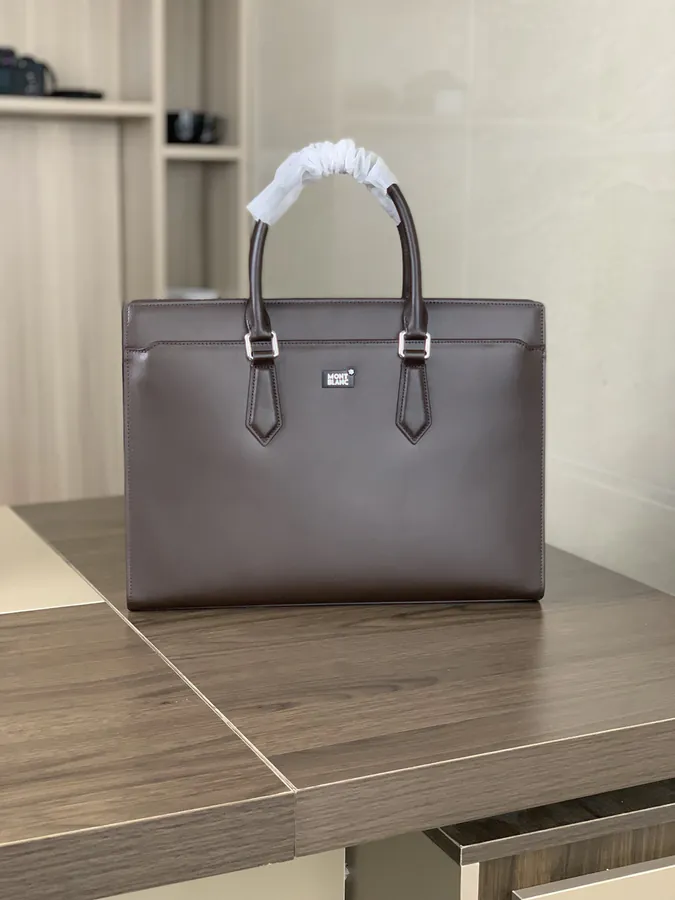 Mighty Dragon Premium Leather Briefcase with Password Lock