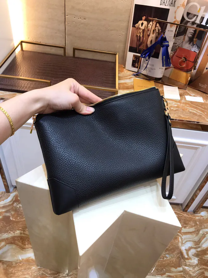 LV Top Handle Bag Premium Leather, Black