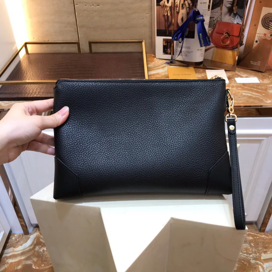 LV Top Handle Bag Premium Leather, Black
