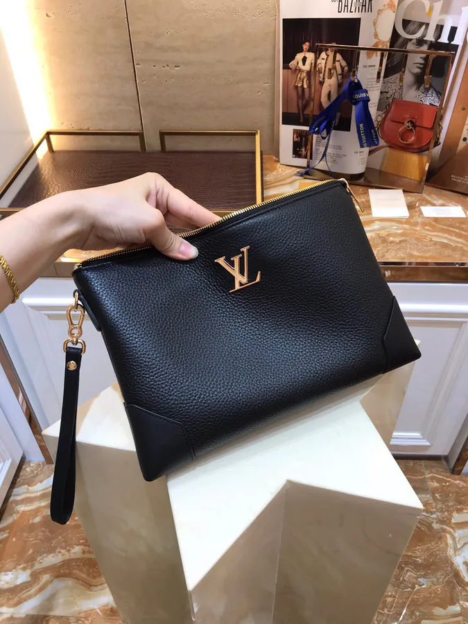 LV Top Handle Bag Premium Leather, Essential Everyday Carry