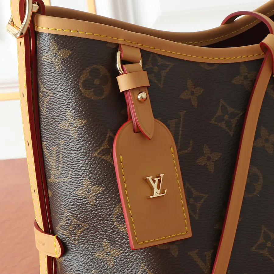 Monogram Canvas CarryAll Mini Handbag with Leather Trim