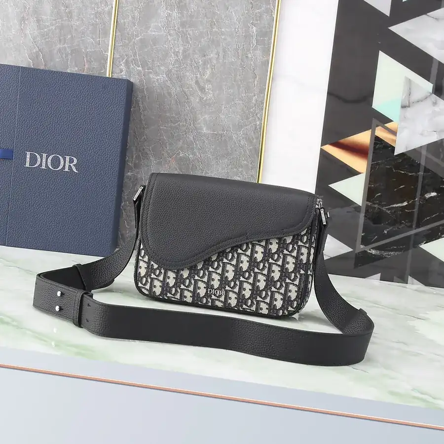 DIOR Bucket Bag in Grained Calfskin
