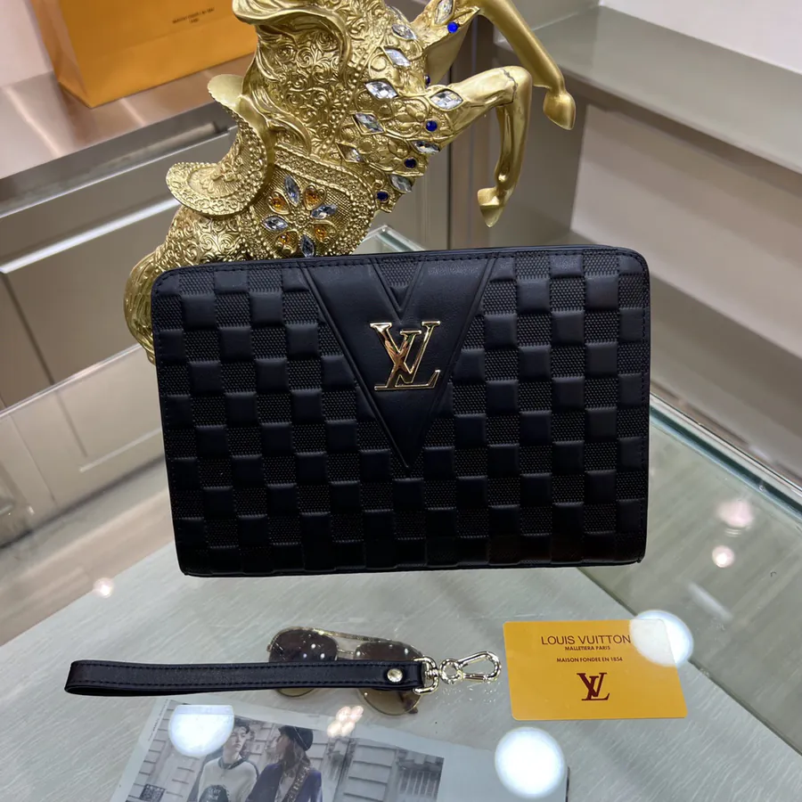 Louis Vuitton Latest Handbag Premium Leather with Embossed Design