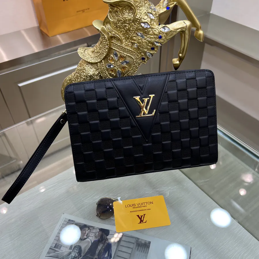 Louis Vuitton Latest Handbag Premium Leather with Embossed Design