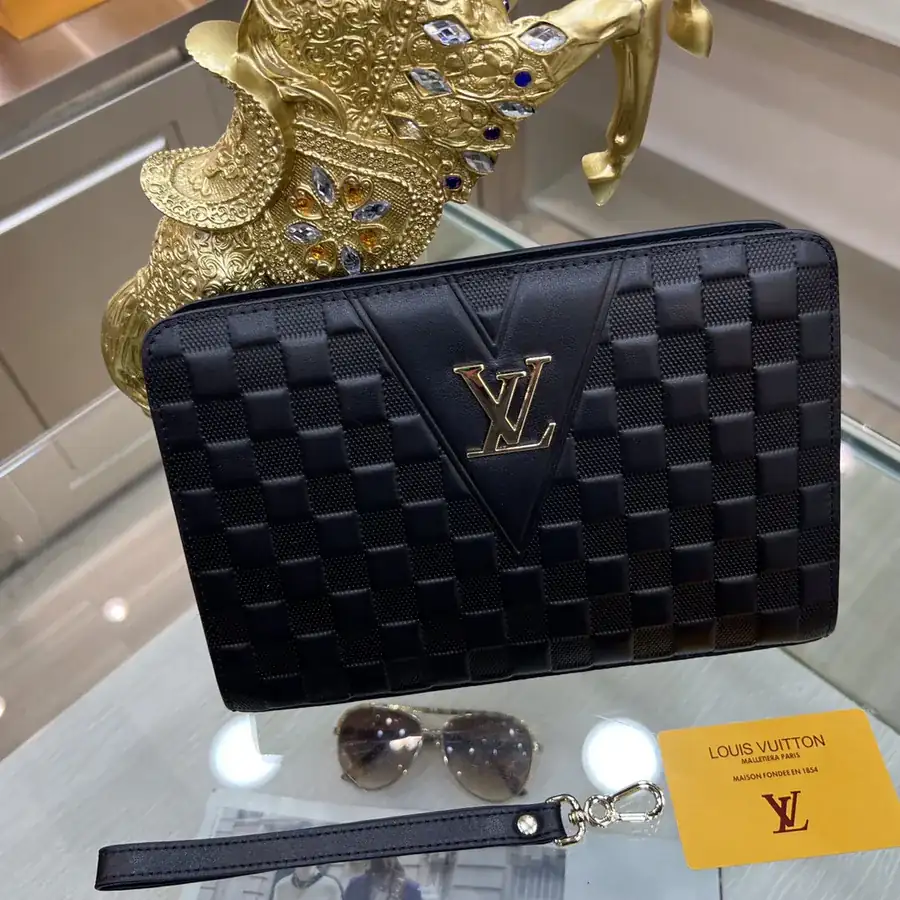 Louis Vuitton Latest Handbag Premium Leather with Embossed Design