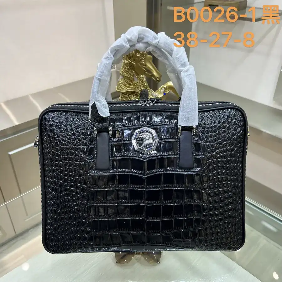 Stefano Ricci Men's Briefcase B0026 1