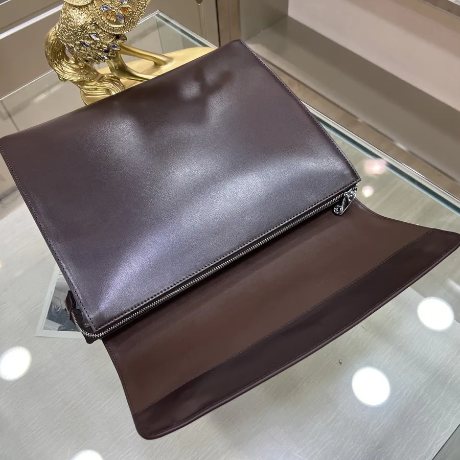 Montblanc 6610 7 Handbag Classic Black and Premium Coffee