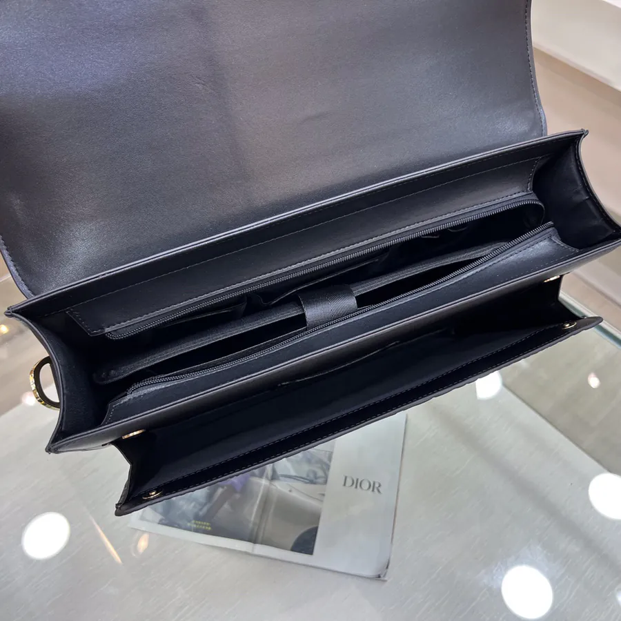 Montblanc International Men's Briefcase Premium Leather, Top tier Hardware, Password Lock