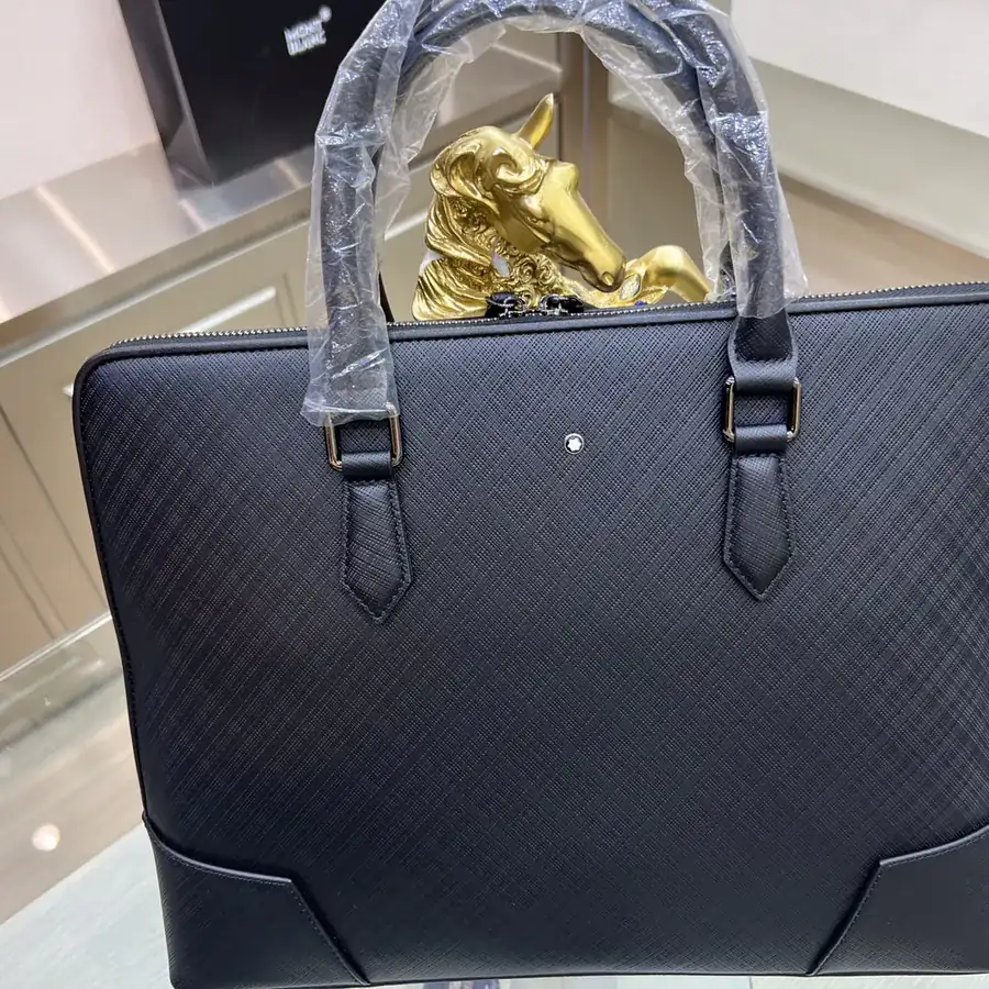 Montblanc International Bucket Bag with Premium Grain Leather