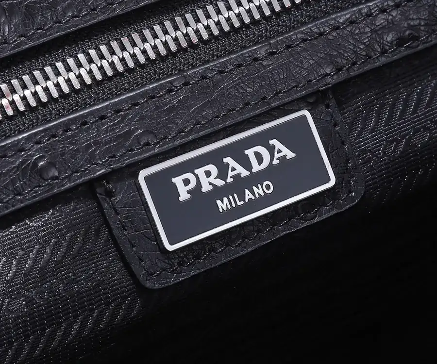 P Family Men's Wallet with Grained Calfskin