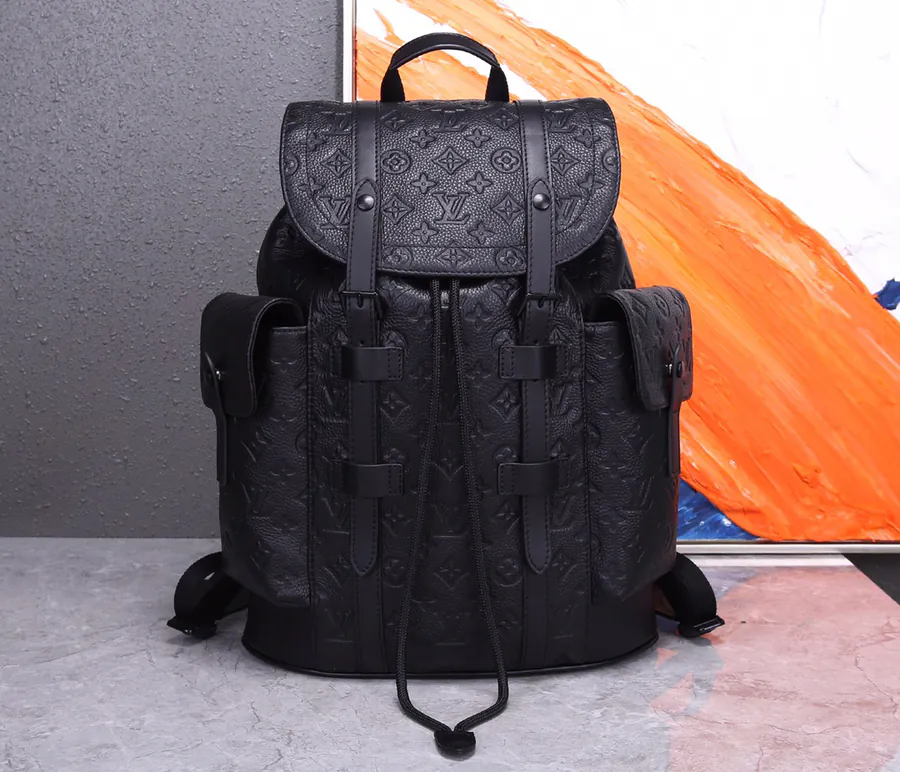 Christopher Mini Backpack with Grained Calfskin