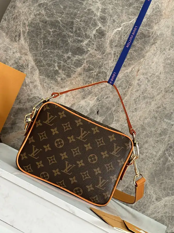 Monogram Archive Bucket Bag Small, Vintage Style