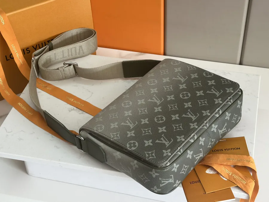 District Mini Messenger Bag Der Infini Coated Canvas
