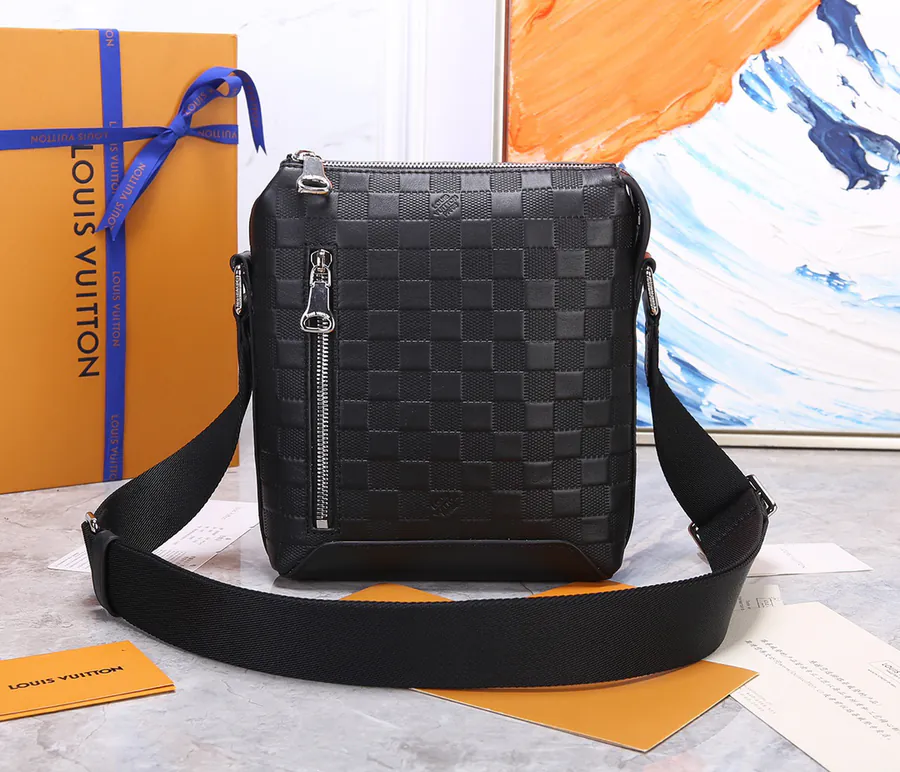 Apollo Shoulder Bag by N42418 Grained Calfskin