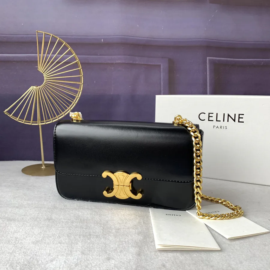 Triomphe Yellow Bucket Bag