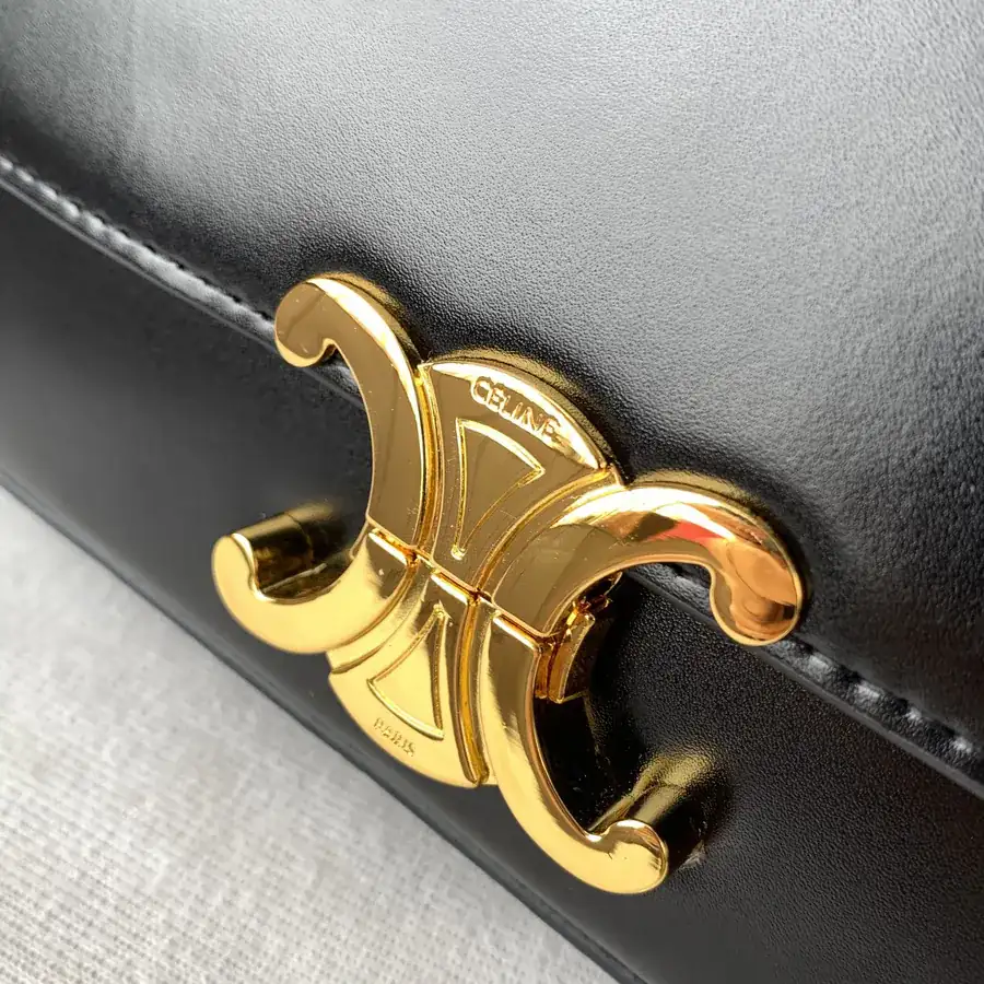 Triomphe Yellow Bucket Bag