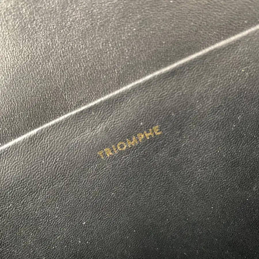 Triomphe Yellow Bucket Bag