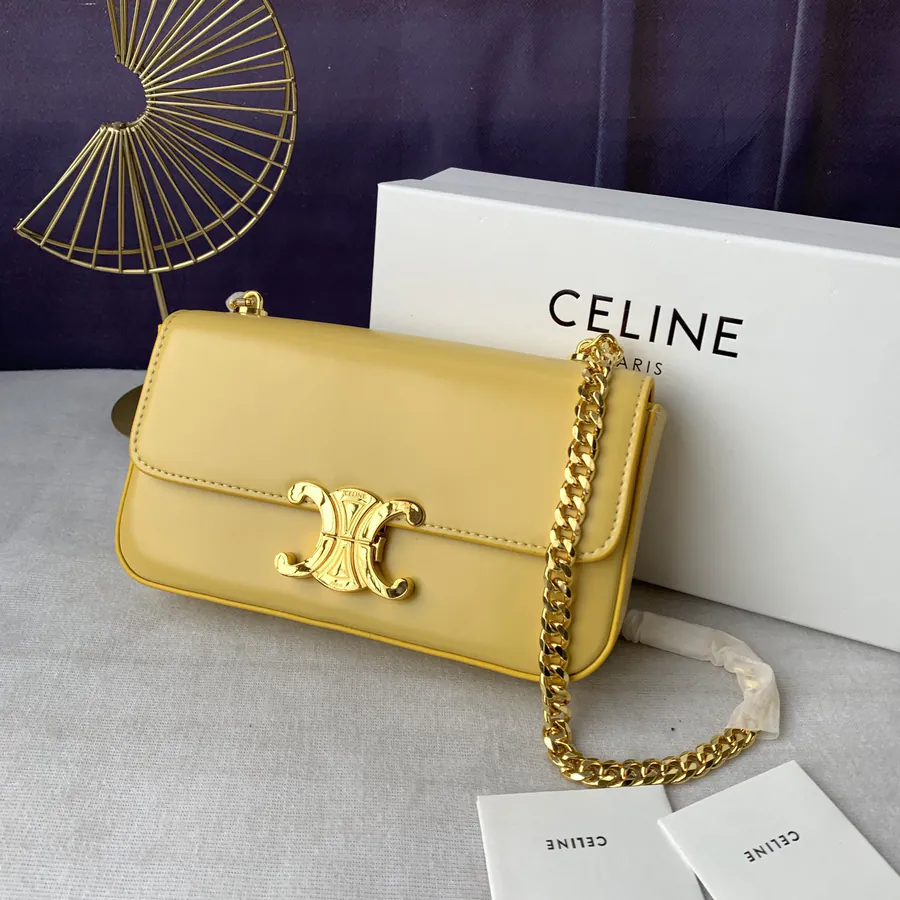TRIOMPHE Yellow Bucket Bag