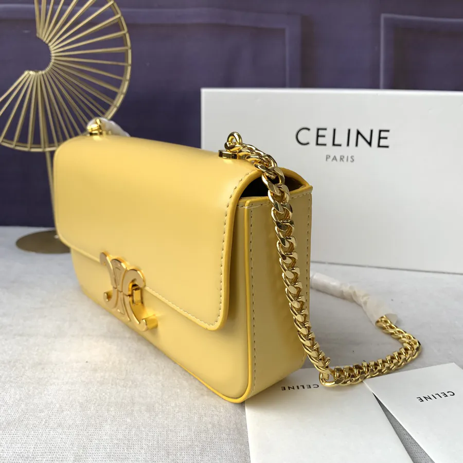 TRIOMPHE Yellow Bucket Bag