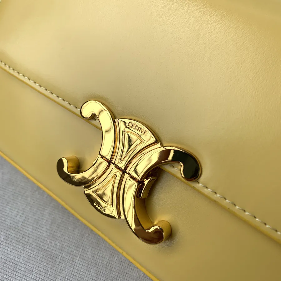 TRIOMPHE Yellow Bucket Bag