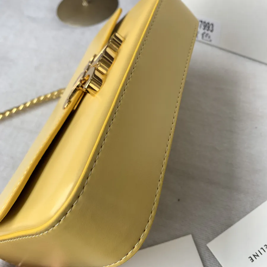 TRIOMPHE Yellow Bucket Bag