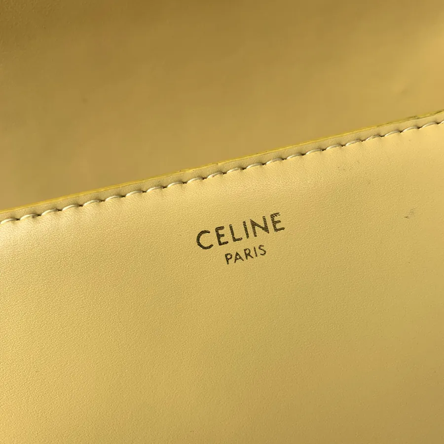 TRIOMPHE Yellow Bucket Bag
