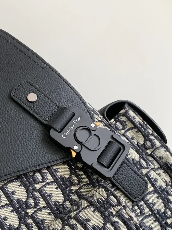 Large Gallop Shoulder Bag with Saddle Style and Oblique Print