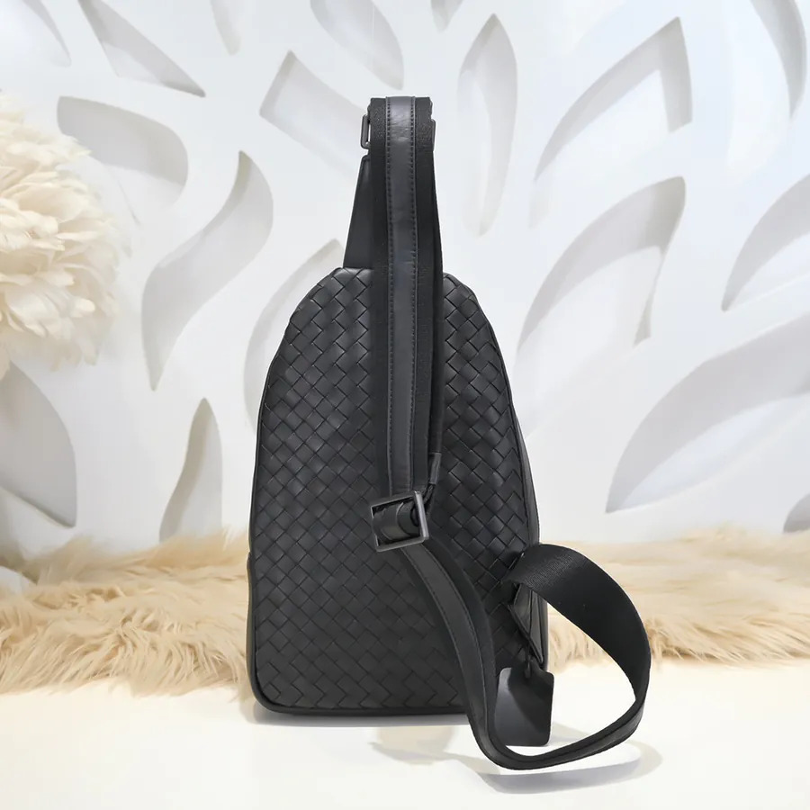 BV Latest Men's Chest Bag Premium Leather, Elegant Design