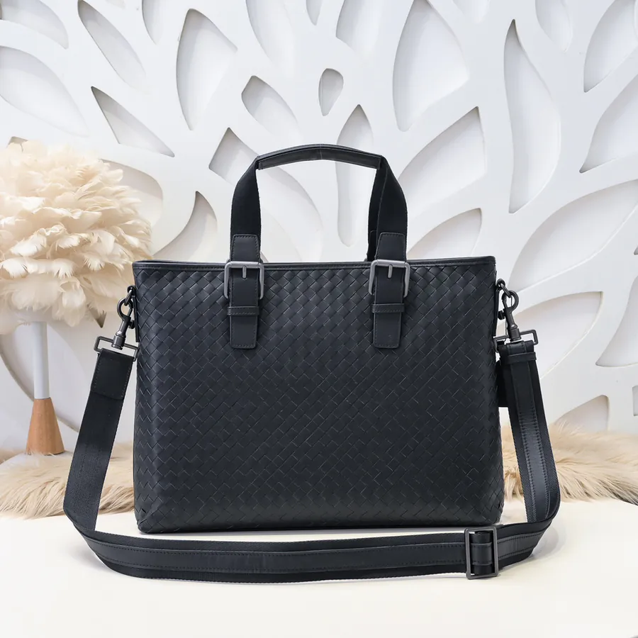 BV New Men's Briefcase Premium Leather, Elegant Design