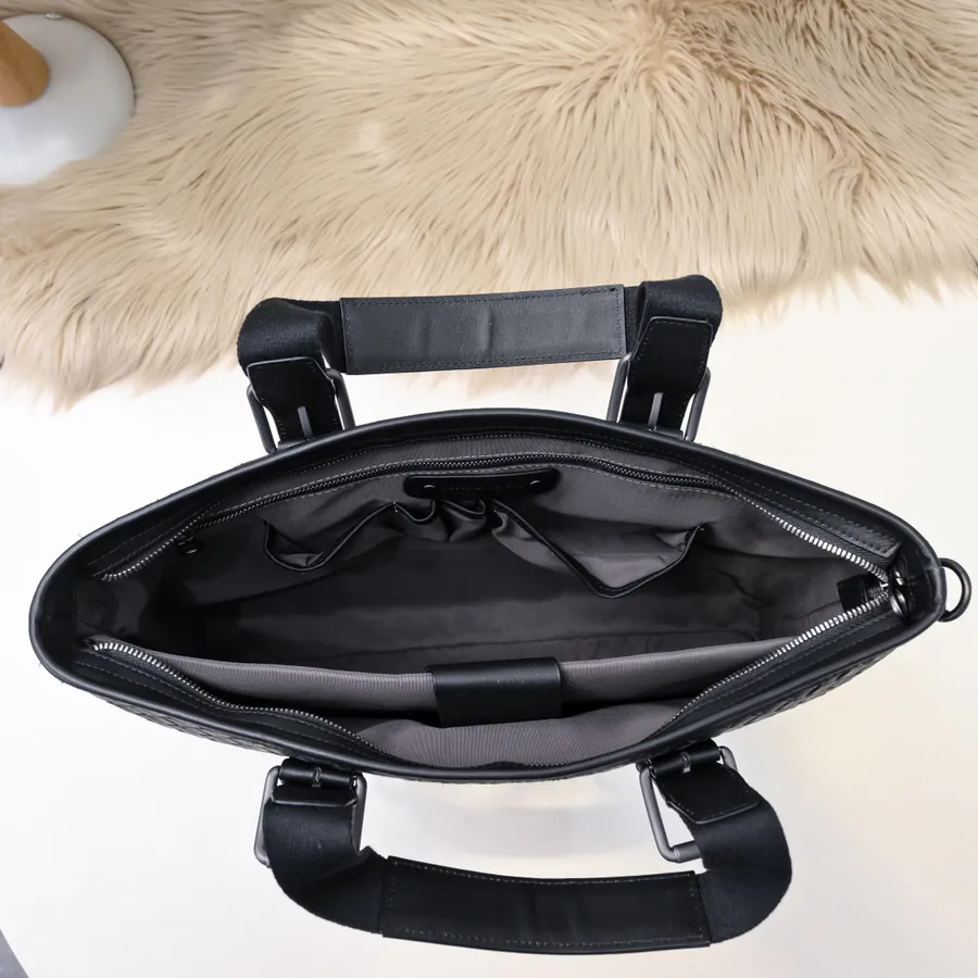 BV New Men's Briefcase Premium Leather, Elegant Design