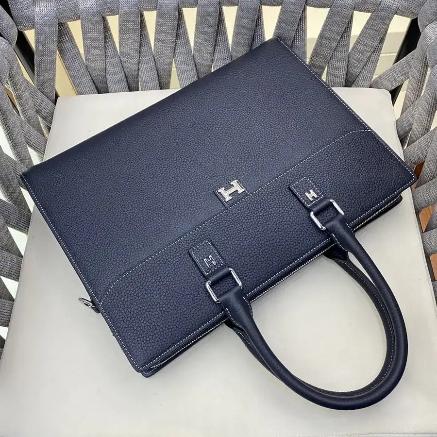 H Brand Casual Handbag Premium Leather, Detachable Handle, Functional