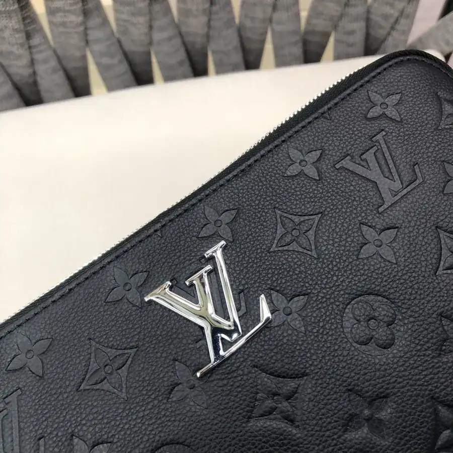 LV Top Handle Bag Premium Leather, Black, Classic Style