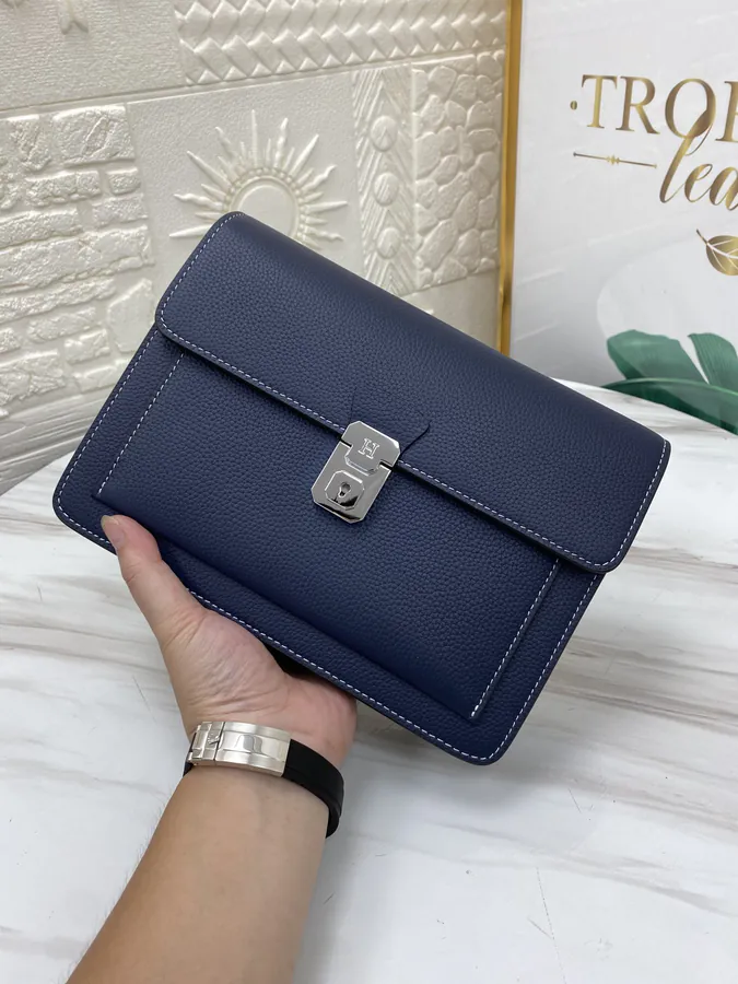 H House Essential Handbag Premium Leather, Detachable Handle, Functional Design