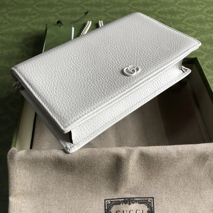 G Family New Small Double G Metal Chain Shoulder Bag