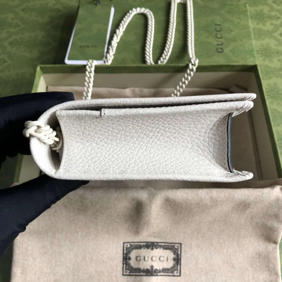 G Family New Small Double G Metal Chain Shoulder Bag