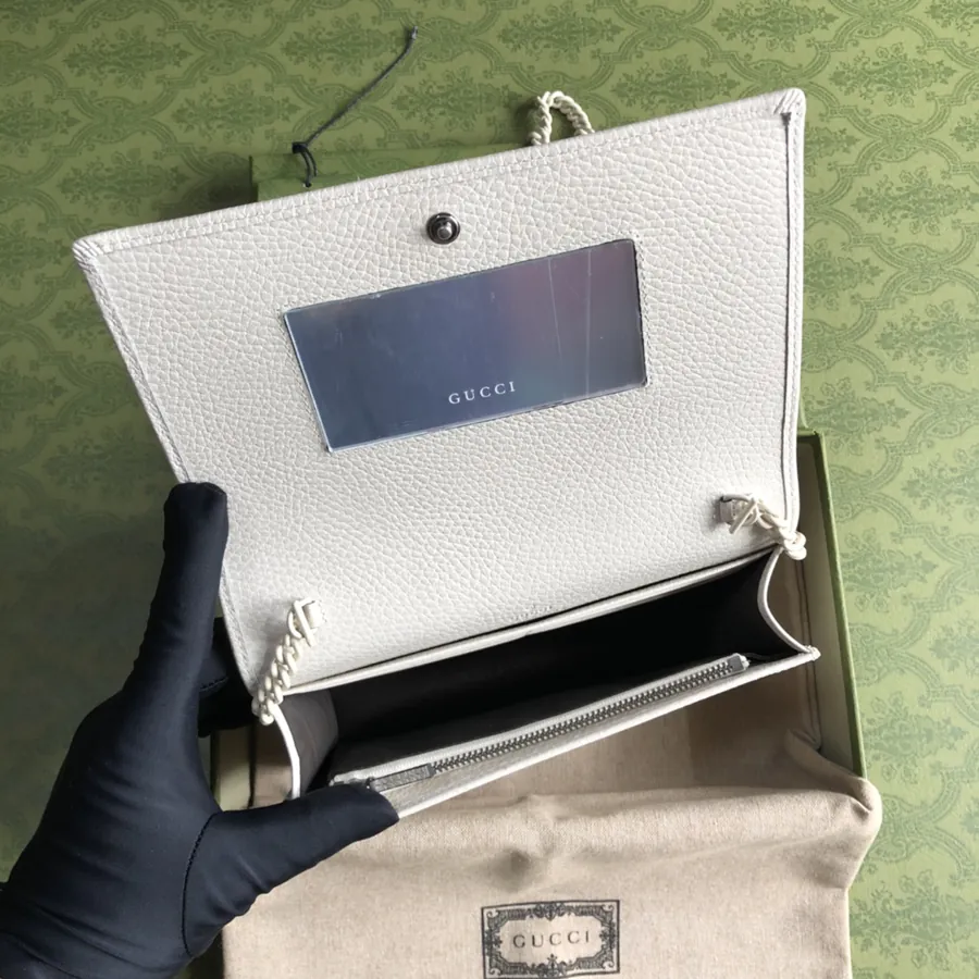 G Family New Small Double G Metal Chain Shoulder Bag