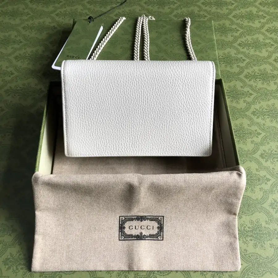 G Family New Small Double G Metal Chain Shoulder Bag